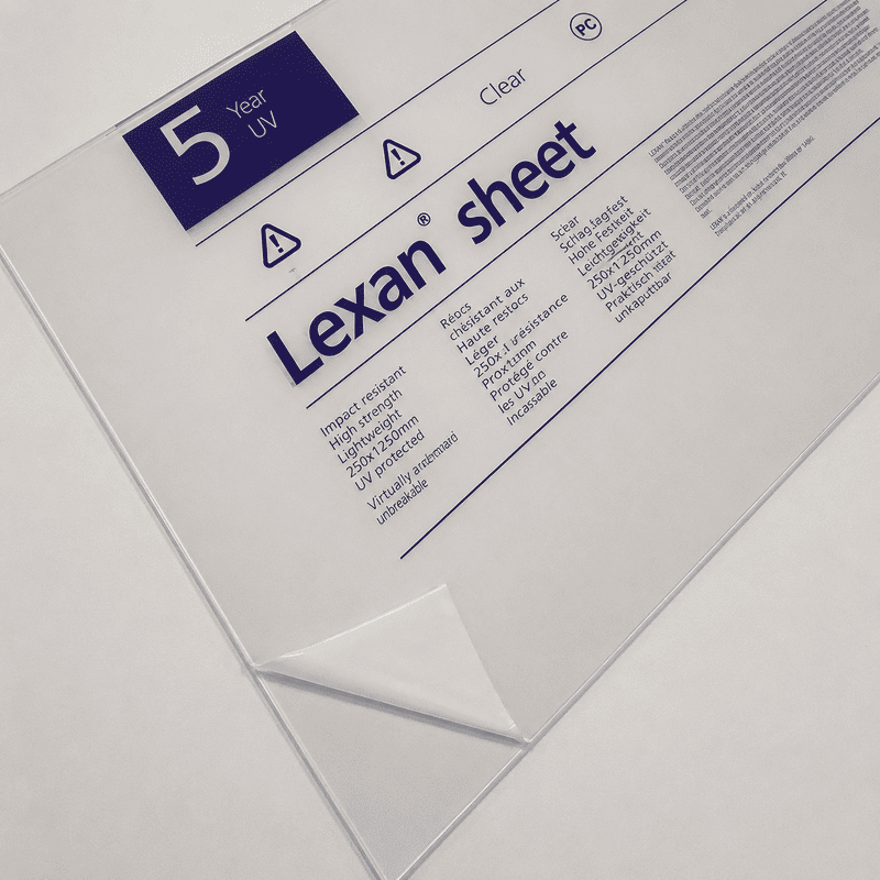 Lexan Polycarbonate 9600 Flame Retardant Sheet