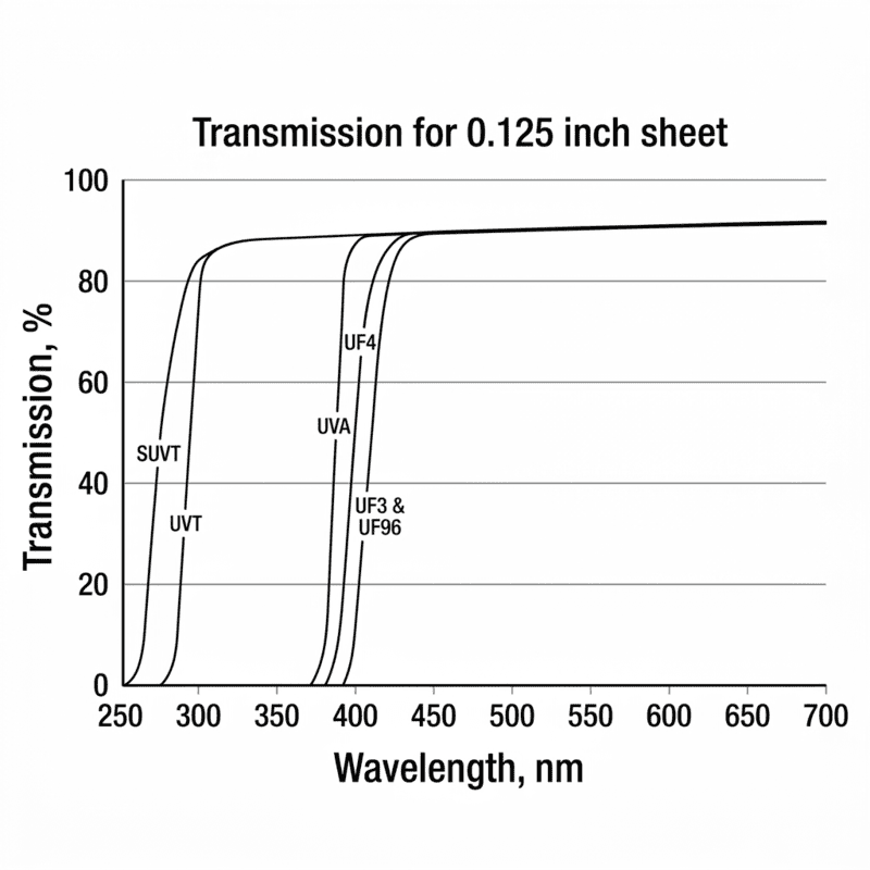 UVT Acrylic Ultraviolet Transmitting Sheet
